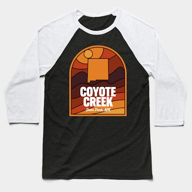 Coyote Creek State Park New Mexico Baseball T-Shirt by HalpinDesign